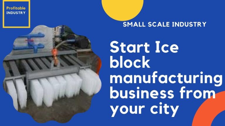 ice cube manufacturing business plan